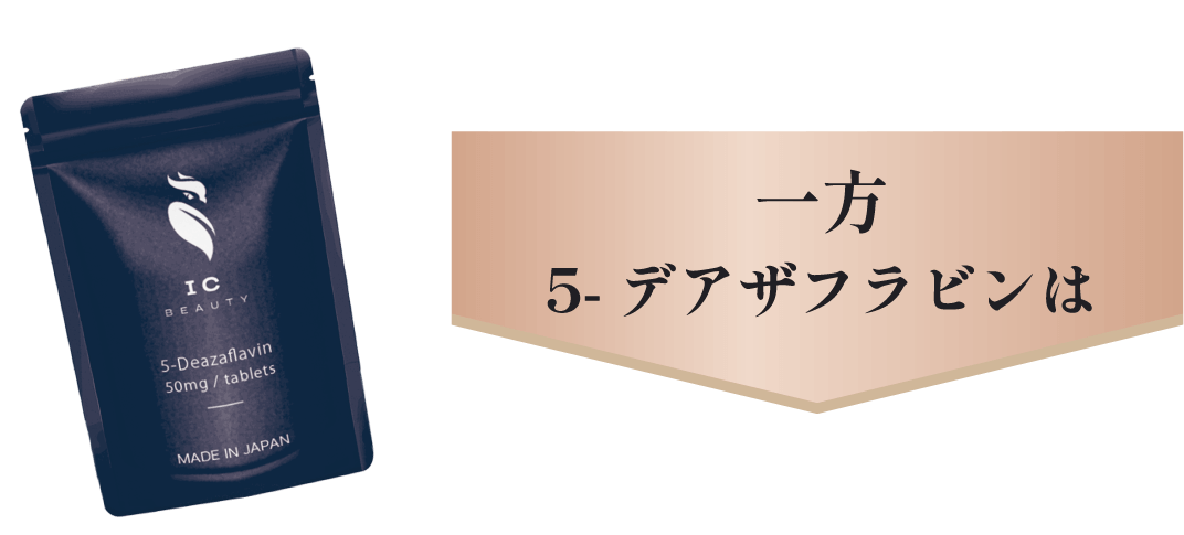 一方、5-デアザフラビンは